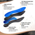 Orthotic Inserts Arch Support Insoles for Flat Feet, Over Pronation, Foot Pain, Plantar Fasciitis Relief Shoe Insoles