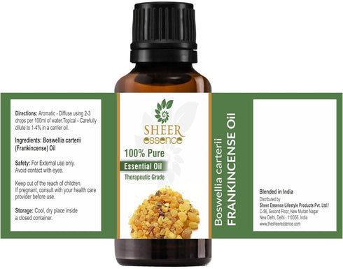 Frankincense Essential Oil 118 ML (4 Fl. Oz) - 100% Pure Natural Undiluted Boswellia Carteri