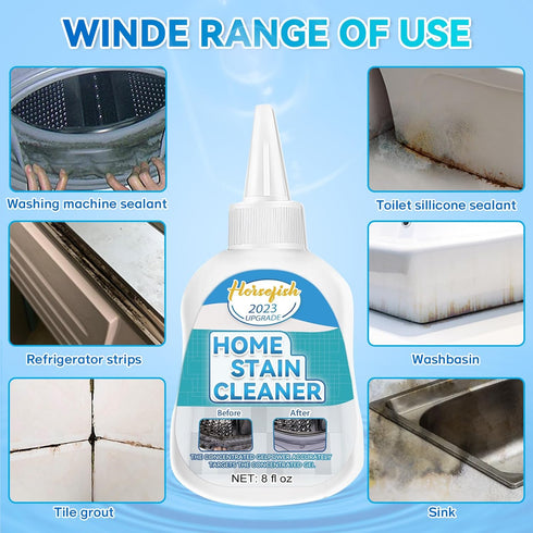 Home Remover Gel, 8 Fl Oz Washing Machine Cleaner for Household Use, Mold Cleaner for Tiles, Grout, Sinks, Kitchen