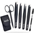 TsMADDTs Tweezers Set and Curved Scissors - Professional Stainless Steel Tweezers for Women and Men, 6 Pack