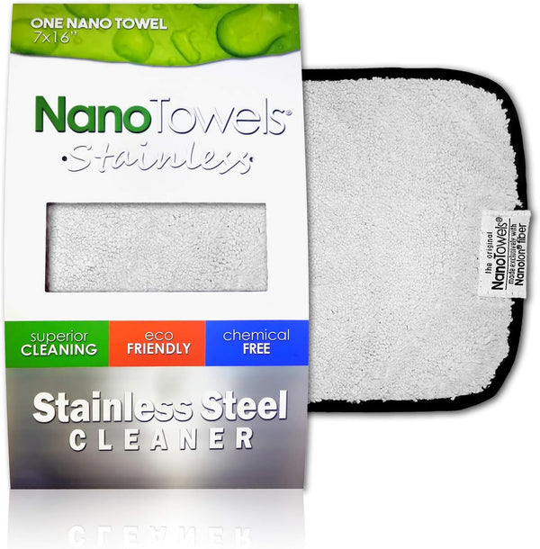 Nano Towels Stainless Steel Cleaner | The Amazing Chemical Free Stainless Steel Cleaning Reusable