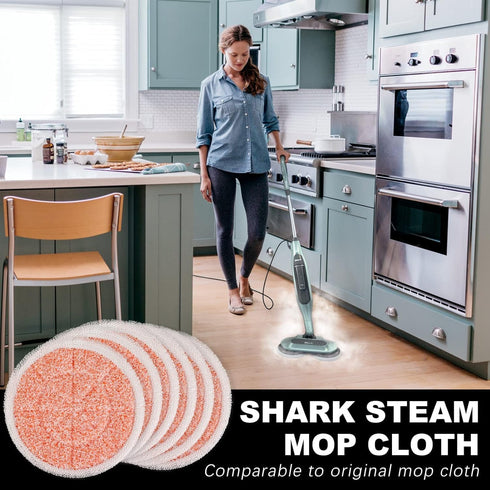 Steam Mop Replacement Pads for Shark S7000 Series - Reusable Mop Head Refill (12 Pack) - Compare Part Model #: XKITP7000