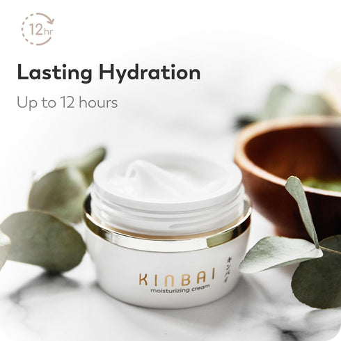 Moisturizer - Hydrating Face Cream for Dry and Sensitive Skin, Fragrance Free, Lightweight, Silky Texture, Collagen
