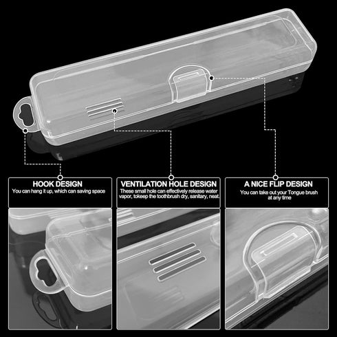 Tongue Scraper Case, Travel Case for Tongue Scraper (2 Pack)