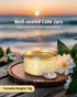 Set, 6-Pack Floral Scented Candles Gift Natural Beeswax with Essential Oils, Holiday Aromatherapy Candles for Christmas