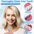 300 Pcs Interdental Brushes for Braces, 6 Size Soft and Bendable Brushes for Cleaning Teeth and Gums