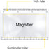 20 Pieces Fresnel Lens Credit Card Magnifier, Pocket Plastic Ruler for Solar Fire Emergency Bushcraft Survival