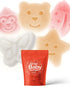 Konjac Baby Sponge for Bathing, Natural Cute Shapes, Kids Bath Sponges for Infants, 5pcs Set