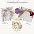 Gather & Knot Drawstring Gift Bags, 20" Large 12" Small Premium Canvas, Reusable Fabric Wrap for Birthdays, Baby Shower