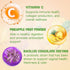 Yikecao Gummies Gummies Immune 60 Count Premium Feminine Balance for Women, Pineapple for Women Ph Balance & Vaginal