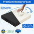 YOUFI Wheelchair Seat Cushion with Waterproof Layer Breathable Cover, High Rebound Memory Foam, Non-Slip Bottom