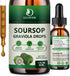 (2 Pack) Soursop Graviola Liquid Drops 2000mg | Natural Antioxidant, Cell Support & Regeneration, Immune Boost, Soursop