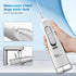 JNGOODS Cordless Water Dental Flosser, 310ml Rechargeable Oral Irrigator with 4 Modes and 4 Jet Tips (White)