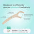 Biodegradable Floss Picks, 200pcs Natural, Vegan, Sustainable, Reusable Dental Floss Picks