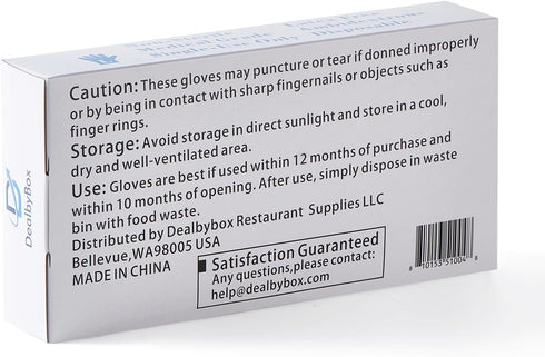 Powder-Free Nitrile Disposable Gloves for Food Prep