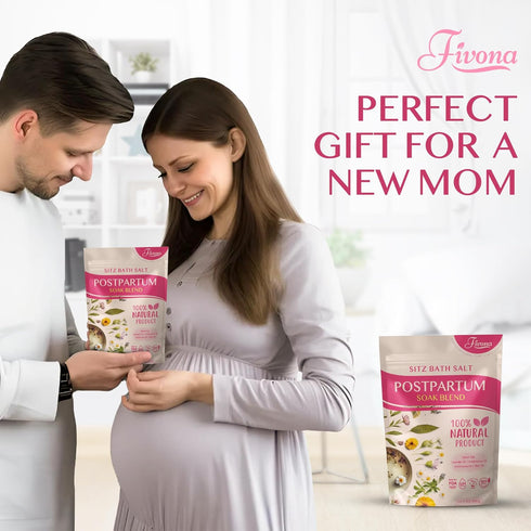 FIVONA Postpartum Soak Blend, Epsom Salt with Essential Oils for Sitz Bath and Perineal Care