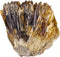 mookaitedecor Natural Raw Amber Calcite Crystal Cluster, Geode Stone Mineral Specimen for Reiki Healing Home Decoration