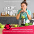 Fruits and Veggies Supplement - High Fiber for Immunity, Gut & Energy - Super Reds & Greens with Marshmallow Root - 240