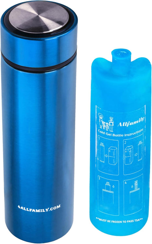 4ALLFAMILY Nomad Insulin Cooler Travel Case, TSA Approved - Medical Cooler for Travel with Biogel Ice Pack for 1-3
