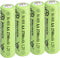 Zsolarigt Rechargeable NiMh AA Battery 1.2V 2700mAh, 4 Counts Double A 1.2V High