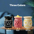 TTJ Ceramic Wax Melt Warmer with Plug-in, Electric Fragrance Warmer for Home Decor, Crackle Glaze Oil Burner with Night
