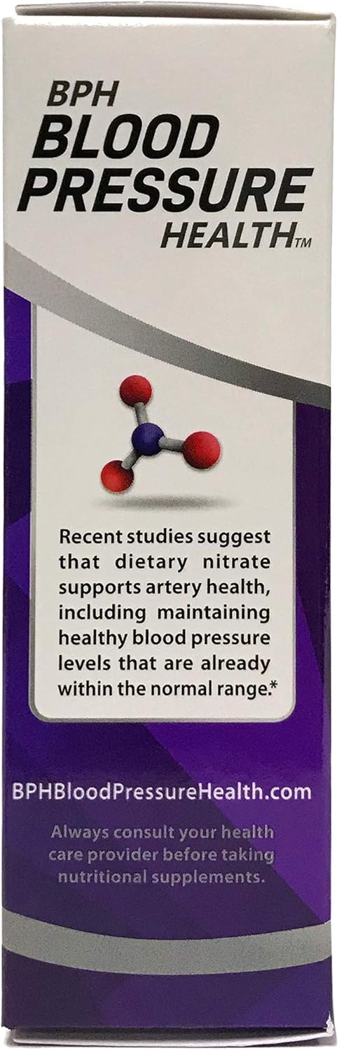 Blood Pressure Health Maintenance Dietary Supplement, 60 Count, Purple Beetroot Caplets