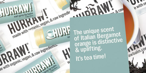 Hurraw! Earl Grey Lip Balm - 3 Pack, Organic, Certified Vegan, Gluten Free, Non-GMO, Made in USA