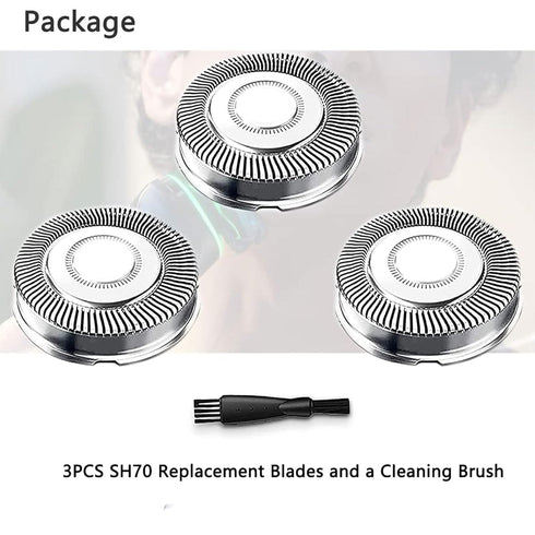 SH70 Replacement Heads for Philips Electric Shavers Series 7000, Razor Replacement Blades (3PCS)