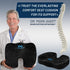 Everlasting Comfort Doctor Recommended Memory Foam Seat Cushion for Office Chairs - HSA FSA Eligible Tailbone Pain