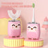 PVOGRT 4 6 Mode-(Age2-7 Kids Electric U Shaped Toothbrush Kids Sonic Toothbrush with Soft Brush Head Automatic Full