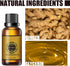 Toheok 5 Bottle Abdominal Drainage Ginger Oil,Belly Drainage Belly Off Massage Oil Massage Liquid
