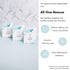 Snow Fox Skincare Arctic Breeze Rescue Mask - Peppermint Oil, Aloe Vera, Seaweed Extract | 5 Pack Organic Cotton