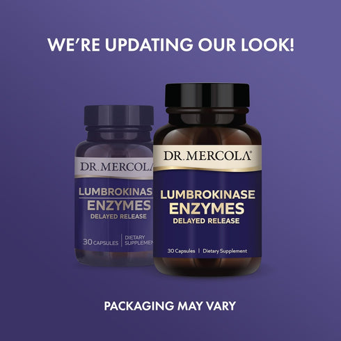 Dr. Mercola Lumbrokinase Enzymes, 30 Servings (30 Capsules) - Dietary Supplement for Cognitive and Cardiovascular Health