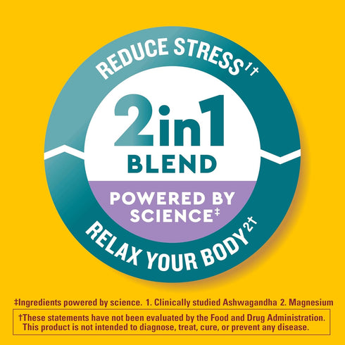 Wellblends 125mg, 300 54 Nature Made Calm & Relax, Ashwagandha Magnesium mg, Vegetarian Capsules