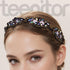 Teenitor Elastic Beaded Headbands, 5pcs Crystal Rhinestone for Women & Girls