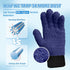 MIG4U Microfiber Gloves - Washable Dusting Gloves for House Cleaning - Blind Cleaner Duster Tool (Navy, S/M)