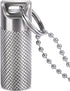 Opret Waterproof Titanium Pill Container with Keychain & Necklace - Mini Pill Holder for Travel