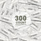 300 Pack Dental Floss Picks Individually Wrapped, Travel Dental Floss, Unflavored Flossers, Disposable