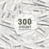 300 Pack Dental Floss Picks Individually Wrapped, Travel Dental Floss, Unflavored Flossers, Disposable
