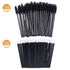Tbestmax 200 Disposable Mascara Wand Spoolies and Lip Brushes, Lipstick Lipgloss Applicator for Eyelash Extension Kits