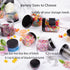 Tiny Cosmetic Containers, 3 Gram 25Pcs Sample Containers with Lids, BPA Free Clear Jars for Makeup, Lotion, Powder