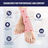 Doctor Developed Plantar Fasciitis Socks - Compression Foot Sleeves with Copper Ankle Brace & Handbook (Pink, S)