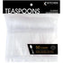 Premium Disposable Clear Plastic Teaspoons, 50 Count, Transparent, Durable, Convenient for Parties and Everyday Use