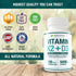 Max Absorption Vitamin K2 + D3 (5000IU) 90 Veggie Capsules from MK-7 and Cholecalciferol for Healthy Heart and Strong