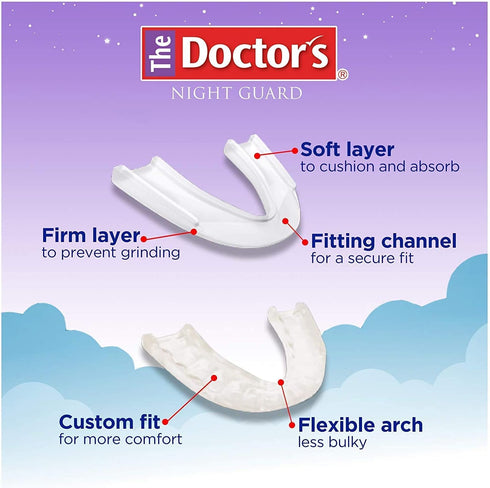 The Doctor's Nightguard, Dental Guard for Teeth Grinding, 1 Count (Pack of 1)