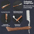 Professional Straight Razor with Strope - Premium Stainless Steel Shaver for Men Home & Salon Grooming