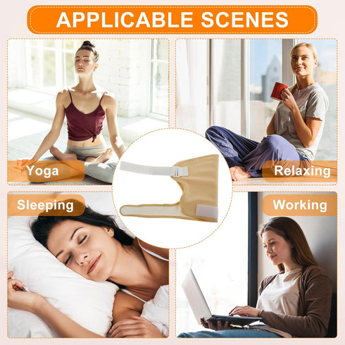 YLMFTNU 2Pcs Pack Pack Pack Oil Wrap for Shoulder, Oil Wrap Organic Cotton, Reusable Shoulder Essential Oil Wrap, Leak
