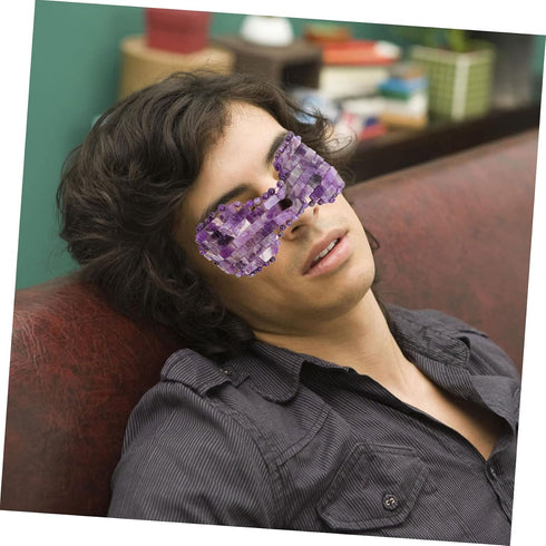 Natural Jade Cooling Eye Mask for Relaxation and Sleep