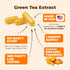 Green Tea Extract Capsules with Organic Turmeric Curcumin, Black Pepper & Vitamin C, 60 Capsules