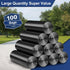20-30 Gallon Trash Bags, Black, 100 Count, 1.28 Mil Thick, 30" x 35", Unscented for Kitchen Home Yard Commercial